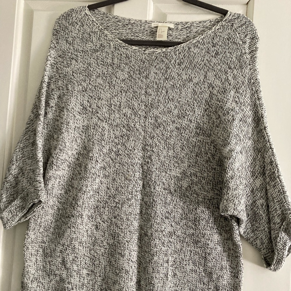 H&M 3/4 sleeve cotton sweater new w/o tags
